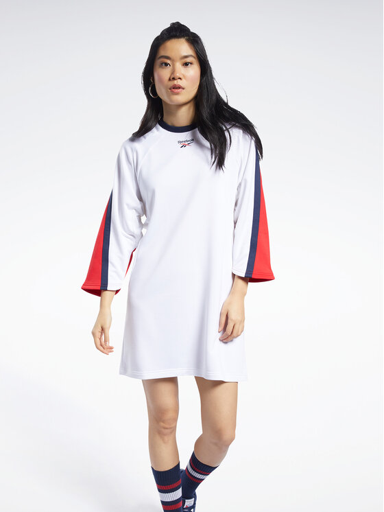 Reebok Vestito da giorno Classics Hockey Dress FT8127 Bianco Modivo