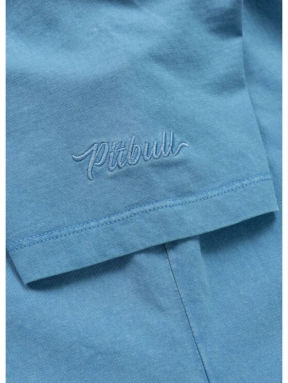 PITBULL PITBULL T-Shirt ORLANDO Niebieski Regular Fit