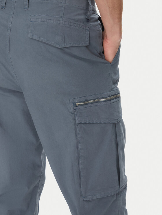 Michael Kors Michael Kors Pantaloni din material CS5304LHBY Albastru Straight Leg