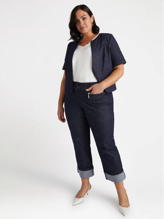 Fiorella Rubino Fiorella Rubino Jeans P593T004870N034 Blu Cropp Fit