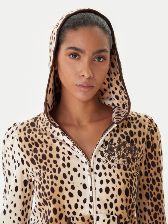 Juicy Couture Juicy Couture Bluza JCGAS225012A Beżowy Slim Fit