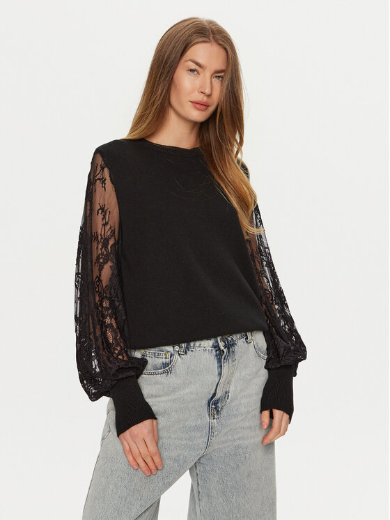 ViCOLO Maglione 77064S Nero Regular Fit, taglia : S