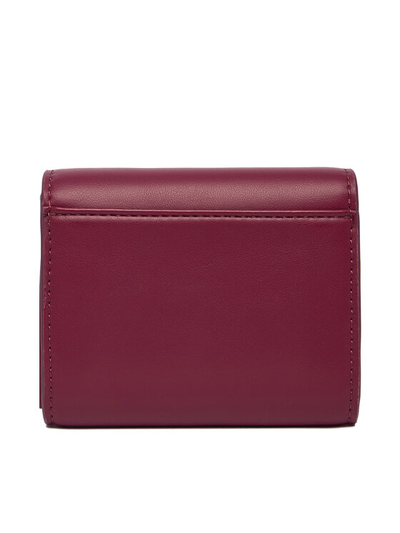 Calvin Klein Calvin Klein Portfel Bold Ck Medium Bifold LV04F1047G Bordowy