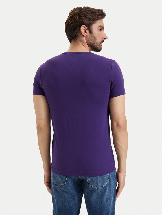 Tommy Hilfiger Tommy Hilfiger T-Shirt MW0MW10800 Violett Slim Fit