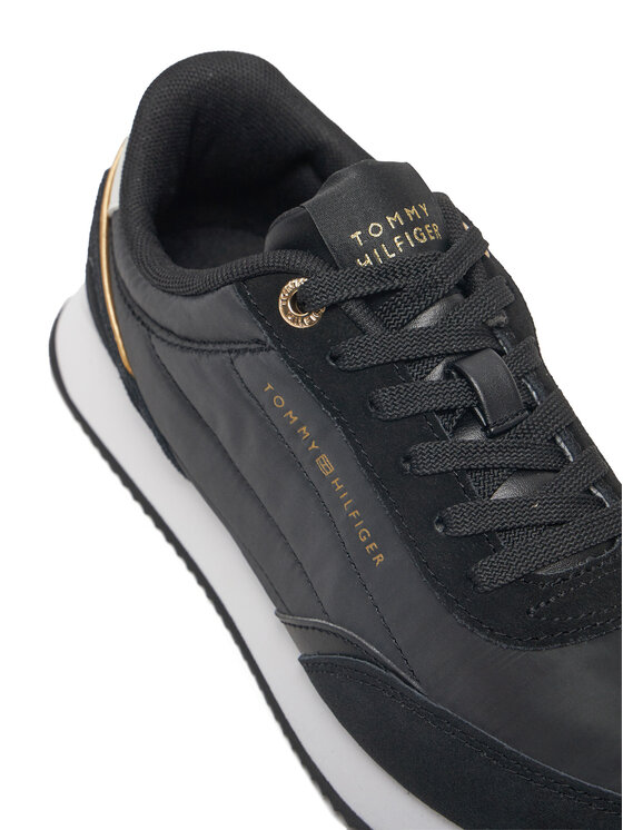 Tommy Hilfiger Tommy Hilfiger Sneakersy Essential Runner FW0FW08332 Czarny