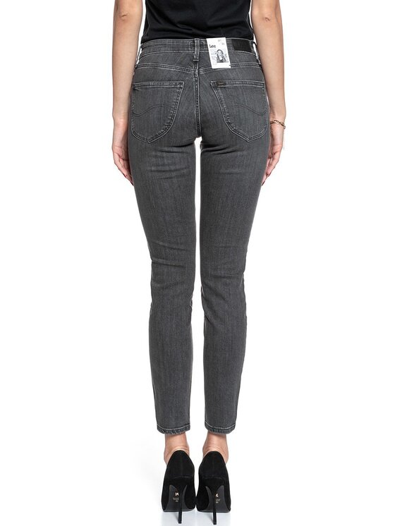 Lee Lee Jeansy ELLY Szary Slim Fit