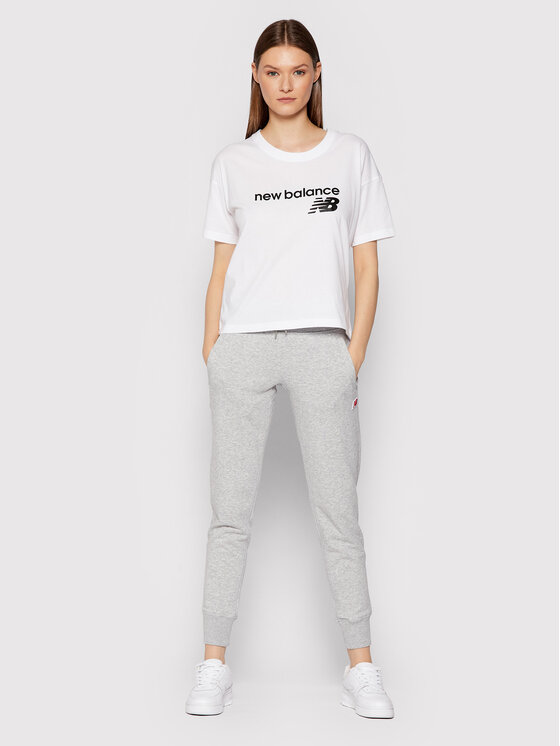 New Balance New Balance T-shirt WT03805 Bijela Relaxed Fit