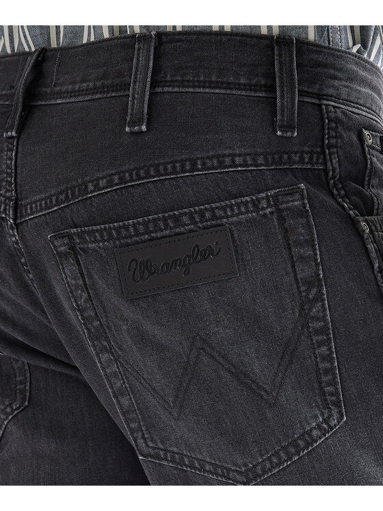 Wrangler Wrangler Szorty jeansowe Texas Short Czarny Regular Fit