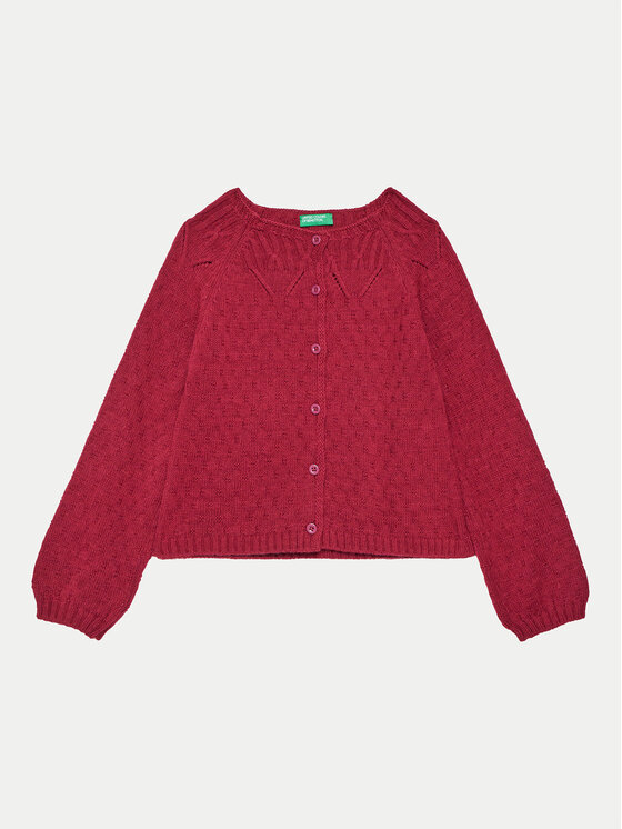 Dziewczęcy Kardigan United Colors Of Benetton, Rozmiar 98, Różowy, 1076G500J