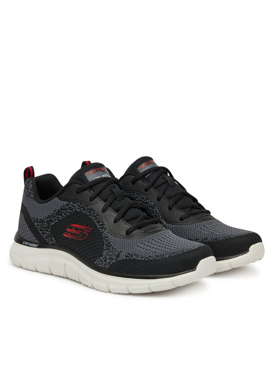 Skechers Skechers Сникърси Track-Glendor 232699/BKRD Черен