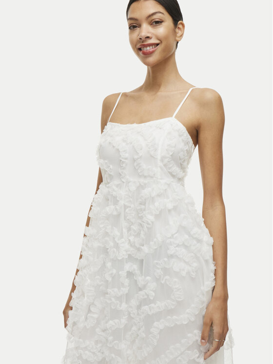 Vila Vila Koktel haljina Leonora 14104320 Bijela Loose Fit