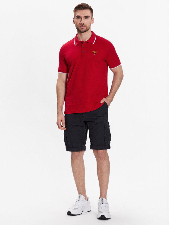 Aeronautica Militare Aeronautica Militare Polo 231PO1308P82 Rosso Regular Fit