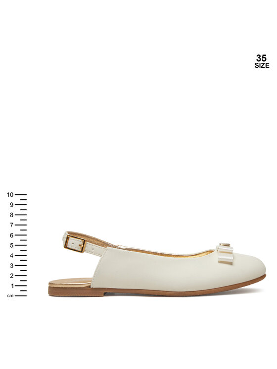 Tommy Hilfiger Tommy Hilfiger Basutės Ballerina Chanel T4A3-33929-0206 S Écru