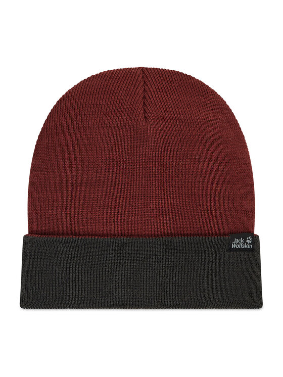 Jack Wolfskin Cepure Rib Hat 1903891-2185 Bordo