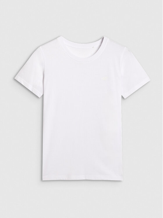 4F 4F T-shirt NOS Bianco Regular Fit