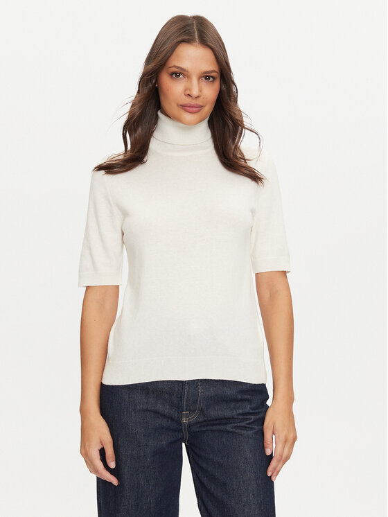United Colors Of Benetton Rolák 1035D2036 Écru Regular Fit