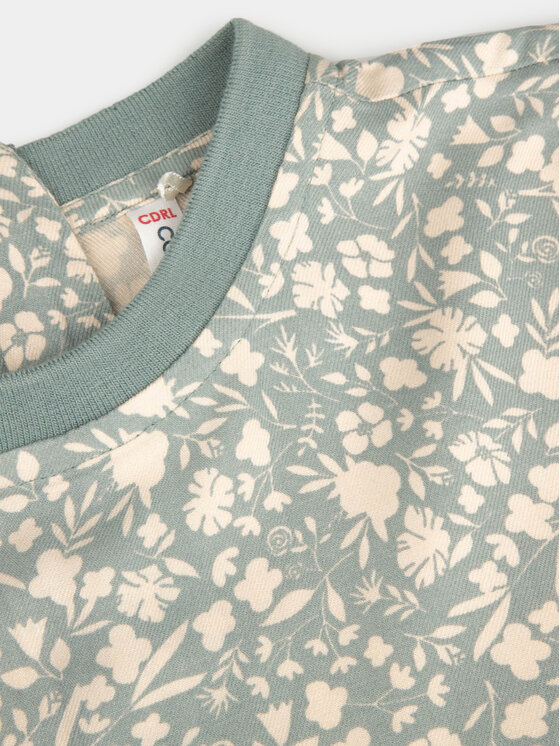 Coccodrillo Coccodrillo Sukienka letnia WC4128201GEJ Zielony Regular Fit