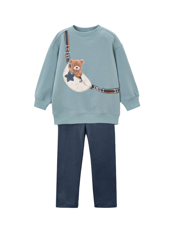 Mayoral Mayoral Set Sweatshirt und Leggings 4727 Blau Regular Fit