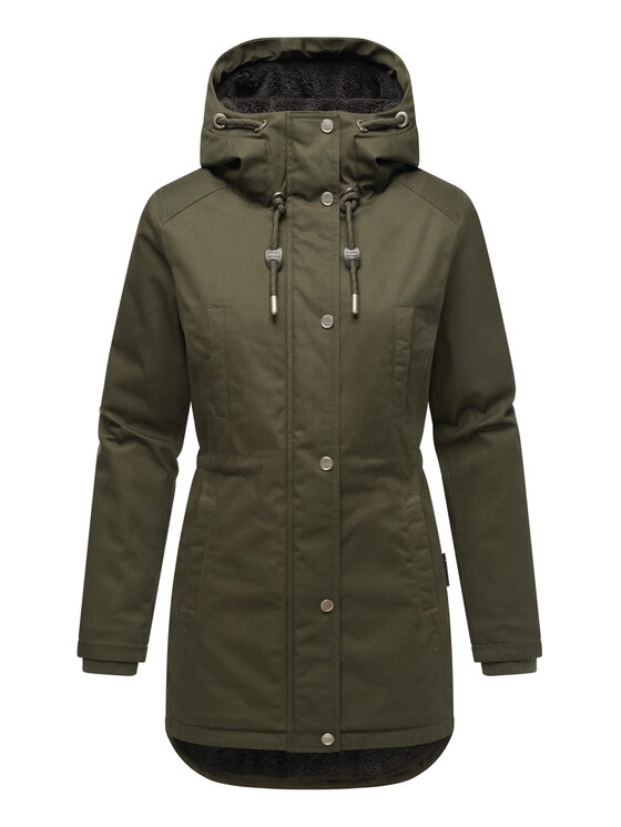 Navahoo Navahoo Kurtka zimowa Winterfunke Zielony Regular Fit