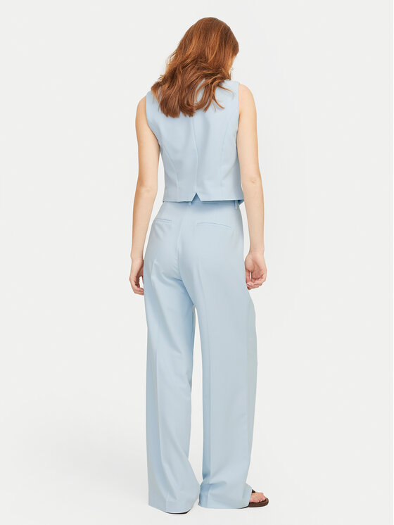 JJXX JJXX Kalhoty z materiálu Ellis 12248958 Světle modrá Wide Leg
