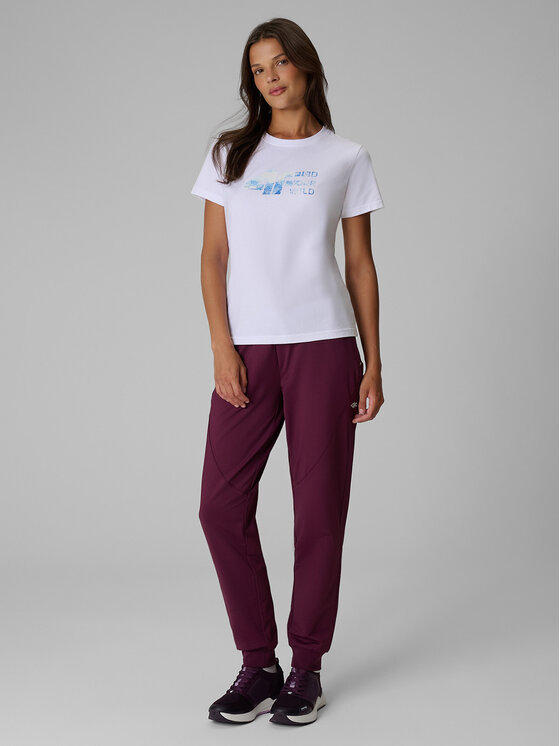 4F 4F T-Shirt TREKKING Biały Regular Fit