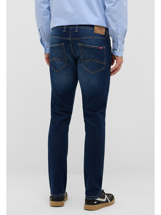 Mustang Mustang Jeansy Style Oregon Slim Niebieski Slim Fit