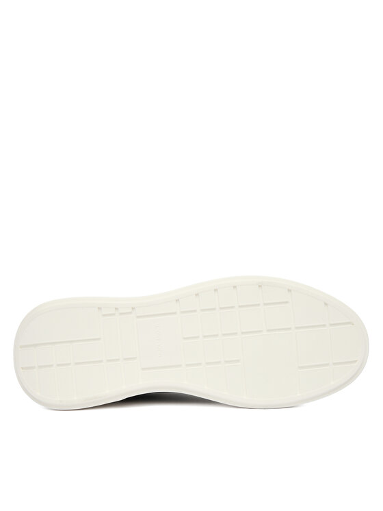 Calvin Klein Calvin Klein Sneakersy Chunky Cupsole Laceup Lth Bt Aop YW0YW02036 Czarny