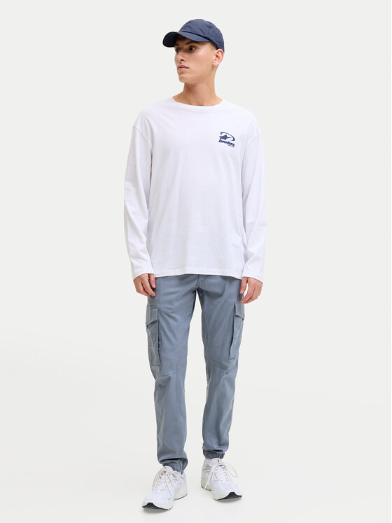 Jack & Jones Jack & Jones Pantaloni din material Paul Flake 12139912 Albastru Regular Fit