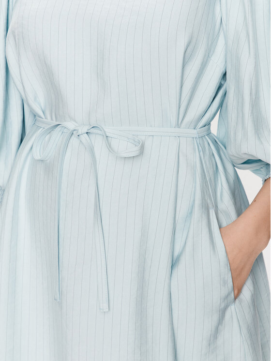 Moss Copenhagen Moss Copenhagen Vestito da giorno Joanita 17337 Celeste Regular Fit