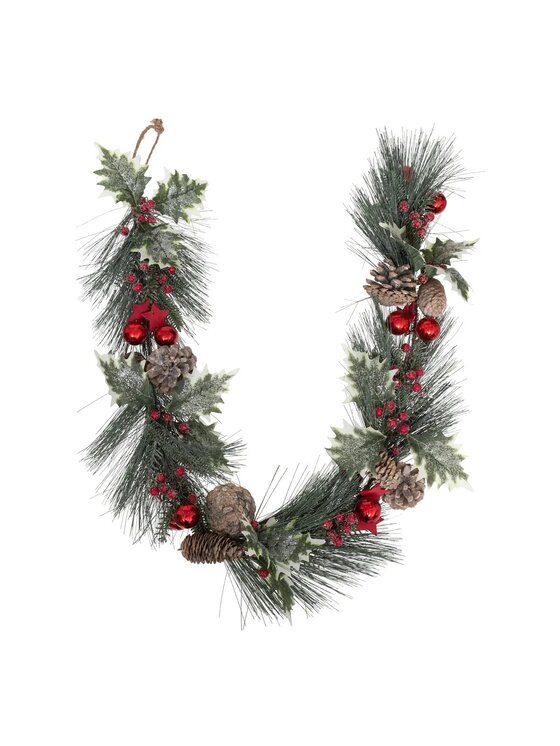 MIAhome MIAhome Girlanda świąteczna z szyszkami 100 cm KOTTAR Zielony