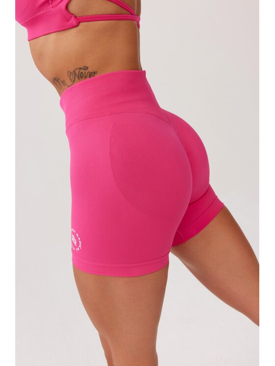 ROUGH RADICAL ROUGH RADICAL Szorty sportowe SEAMLESS GLOW SHORTS Różowy Slim Fit