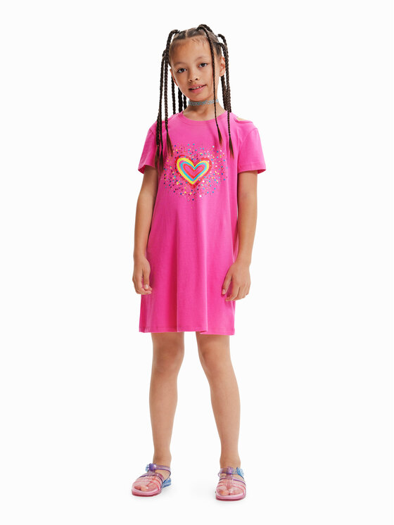 Desigual Desigual Hétköznapi ruha 23SGVK09 Rózsaszín Regular Fit