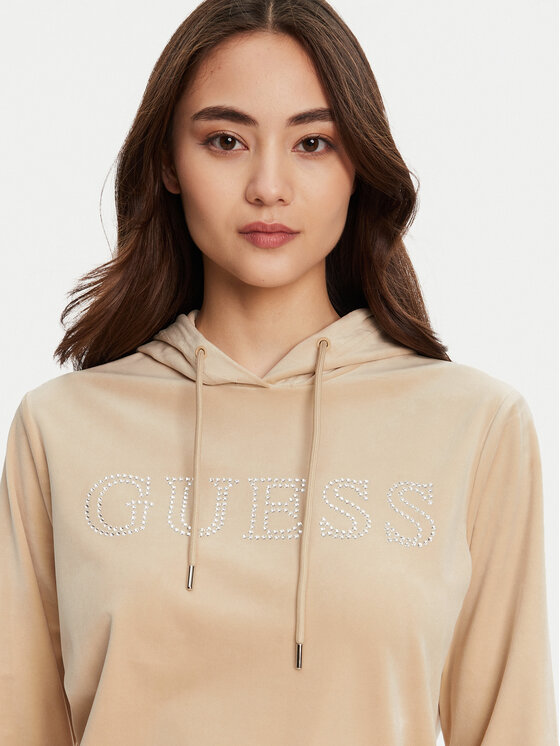 Guess Guess Pulóver V4RQ25 K0232 Bézs Regular Fit