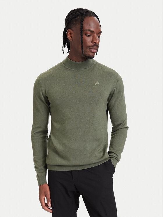 KARL LAGERFELD KARL LAGERFELD Golf 655002 564399 Zielony ciemny Regular Fit