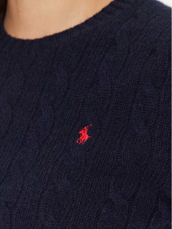 Polo Ralph Lauren Polo Ralph Lauren Πουλόβερ 211910421003 Σκούρο μπλε Regular Fit