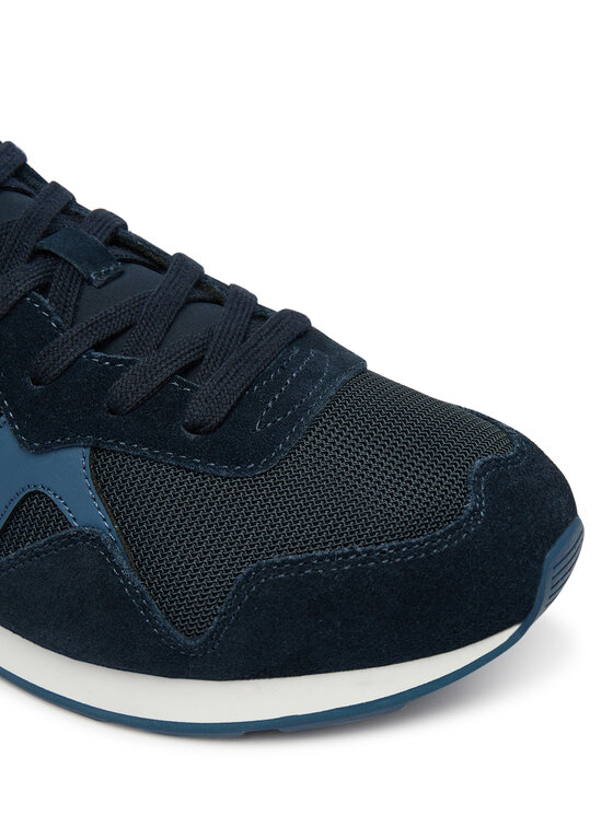 Tommy Hilfiger Tommy Hilfiger Sneakersy Runner Icon Mix FM0FM05679 Granatowy