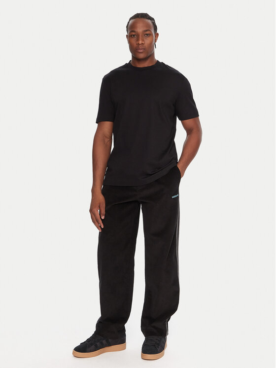 adidas adidas Spodnji del trenirke Corduroy JX3107 Črna Regular Fit