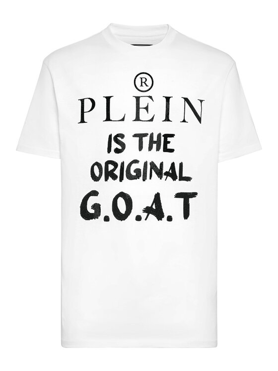 PHILIPP PLEIN PHILIPP PLEIN T-Shirt 1031 Biały Regular Fit