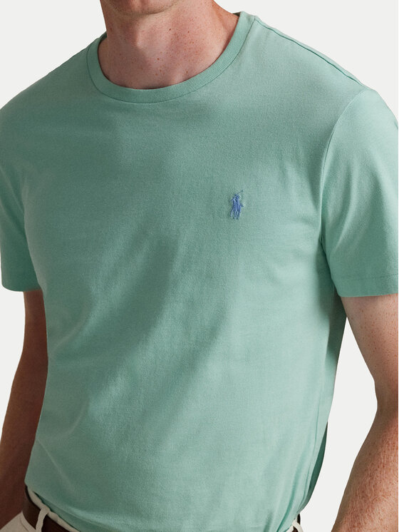 Polo Ralph Lauren Polo Ralph Lauren Тишърт 710671438507 Зелен Custom Slim Fit