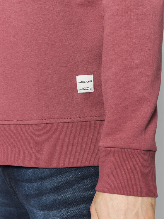Felpa Basic 12181903 Bordeaux Regular Fit