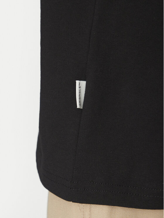 Jack & Jones Jack & Jones T-Shirt Manchester 12275656 Černá Cropped Fit