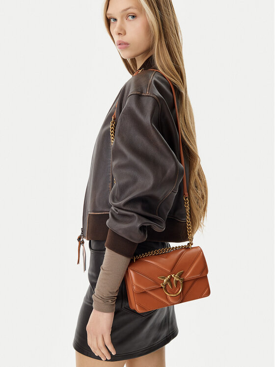 PINKO PINKO Τσάντα Love One Mini Light 104550 A26Z Καφέ