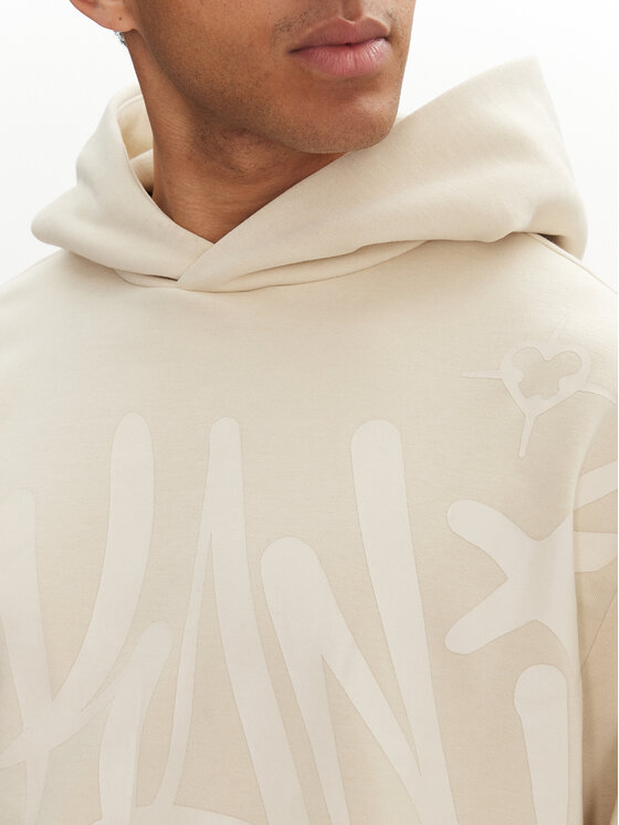Karl Kani Karl Kani Μπλούζα Signature Tag 60210337 Μπεζ Regular Fit