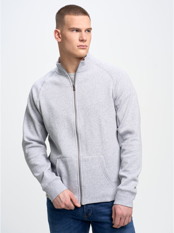 BIG STAR BIG STAR Bluza madorol_901 Szary Basic Fit