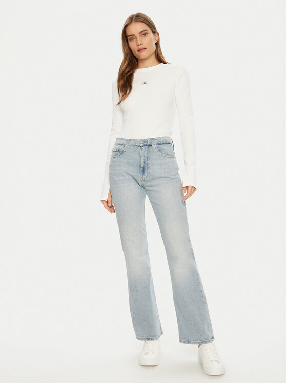 Calvin Klein Jeans Calvin Klein Jeans Blugi Authentic J20J224510 Albastru celest Bootcut Fit