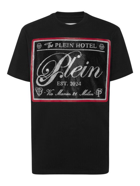 PHILIPP PLEIN PHILIPP PLEIN T-Shirt 27099 Czarny Regular Fit