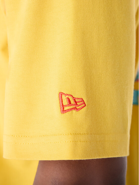 New Era New Era Majica 60596304 Rumena Regular Fit