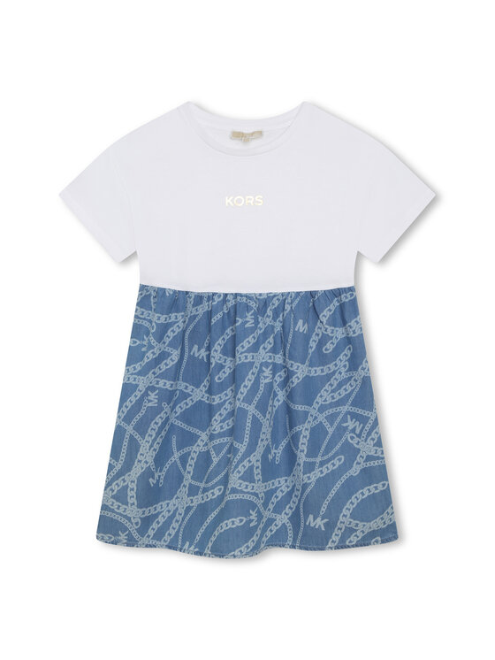 MICHAEL KORS KIDS MICHAEL KORS KIDS Сукня R12160 S Голубий Regular Fit