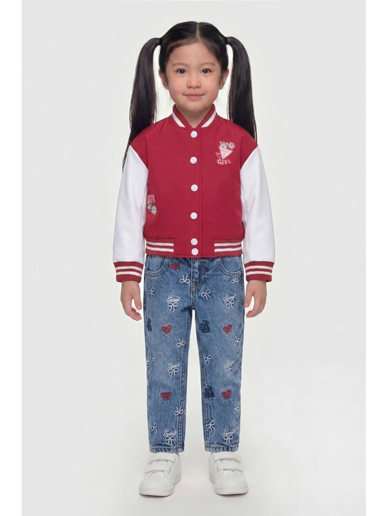 Guess Kids Guess Kids Kurtka przejściowa 183034 Różowy Classic Fit