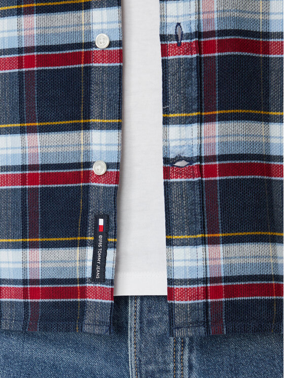 Tommy Jeans Tommy Jeans Риза DM0DM23615 Тъмносин Regular Fit